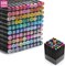 100 Colors Alcohol Markers Dual Tips Permanent Art Marker Pen for Kids & Adult